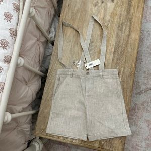 Noralee size 8 nwt short and suspenders